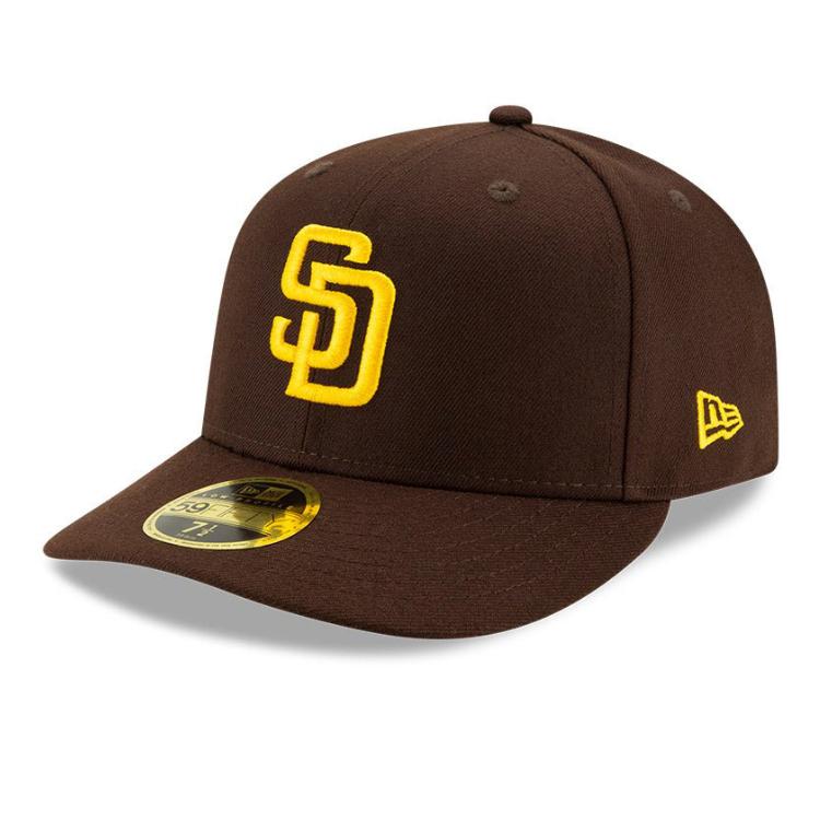 【24SS新作】 NEWERA 59FIFTY パドレス キャップ ブラウン 59FIFTY ニューエラ SD キャップ NEWERA MLBオンフィールド