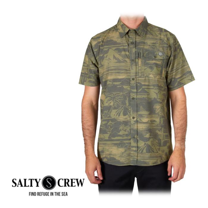 SALTY CREW ソルティークルー SALTYCREW 半袖シャツ メンズ 53-101 CEDROS S/S TECH WOVEN | SALTY CREW