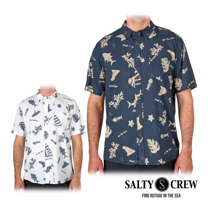 SALTY CREW ソルティークルー SALTYCREW 半袖シャツ メンズ 53-103 TWISTED TIDES S/S WOVEN | SALTY CREW