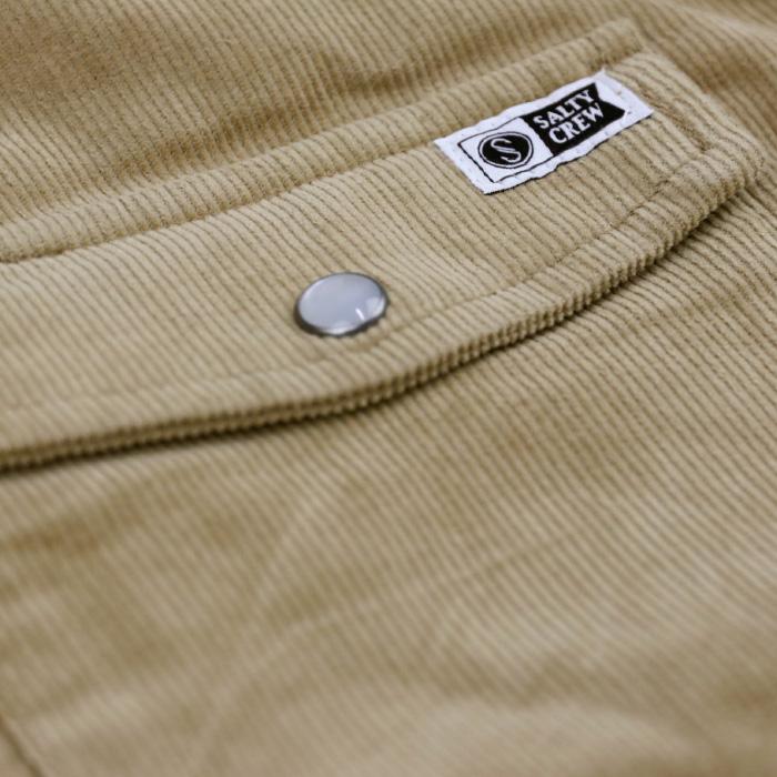 SALTY CREW ソルティークルー メンズ コーデゥロイ シャツ 74-105 BOONDOCKS CORDUROY L/S - STRAW | SALTY CREW | 04