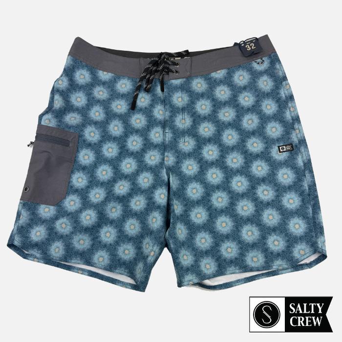 SALTY CREW ソルティークルー 海パン サーフパンツ メンズ 水着 56-403 SHORT LENGTH 18.5" BLUE BOARDSHORT ボードショーツ サーフブランド | SALTY CREW