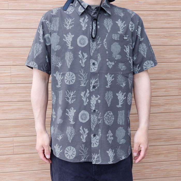 SALTY CREW ソルティークルー 半袖シャツ BREEZER PERF BUTTON UP 56-103 メンズ 総柄 サンゴ柄 アロハシャツ カジュアル ボタンダウン 半袖 柄シャツ | SALTY CREW | 06