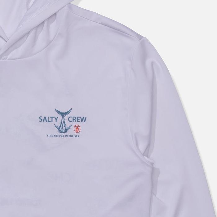 SALTY CREW ソルティークルー ラッシュガード フードサンシャツ メンズ ラッシュ 速乾 長袖 56-701 FISH MARKET HOOD SUNSHIRT | SALTY CREW | 03