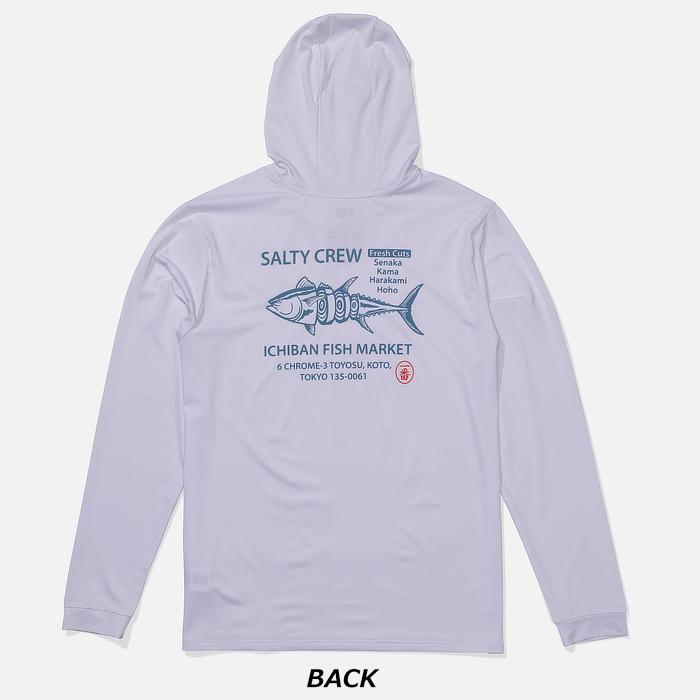 SALTY CREW ソルティークルー ラッシュガード フードサンシャツ メンズ ラッシュ 速乾 長袖 56-701 FISH MARKET HOOD SUNSHIRT | SALTY CREW | 05
