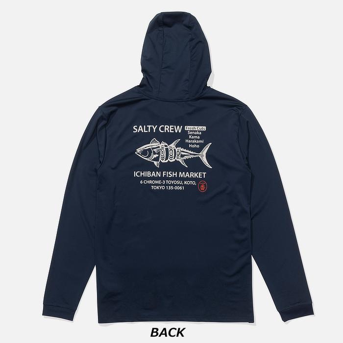 SALTY CREW ソルティークルー ラッシュガード フードサンシャツ メンズ ラッシュ 速乾 長袖 56-701 FISH MARKET HOOD SUNSHIRT | SALTY CREW | 07