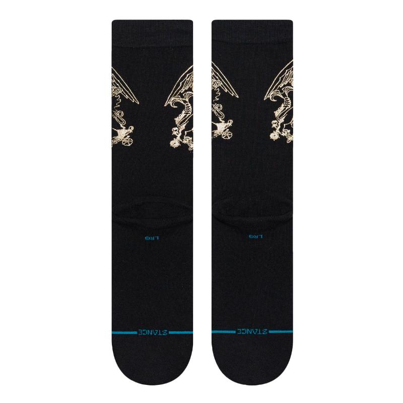 STANCE スタンス ソックス 靴下 メンズ ブランド STANCE SOCKS GOLDEN - Black - INFIKNIT インフィニット QUEEN クイーン｜maniac｜03