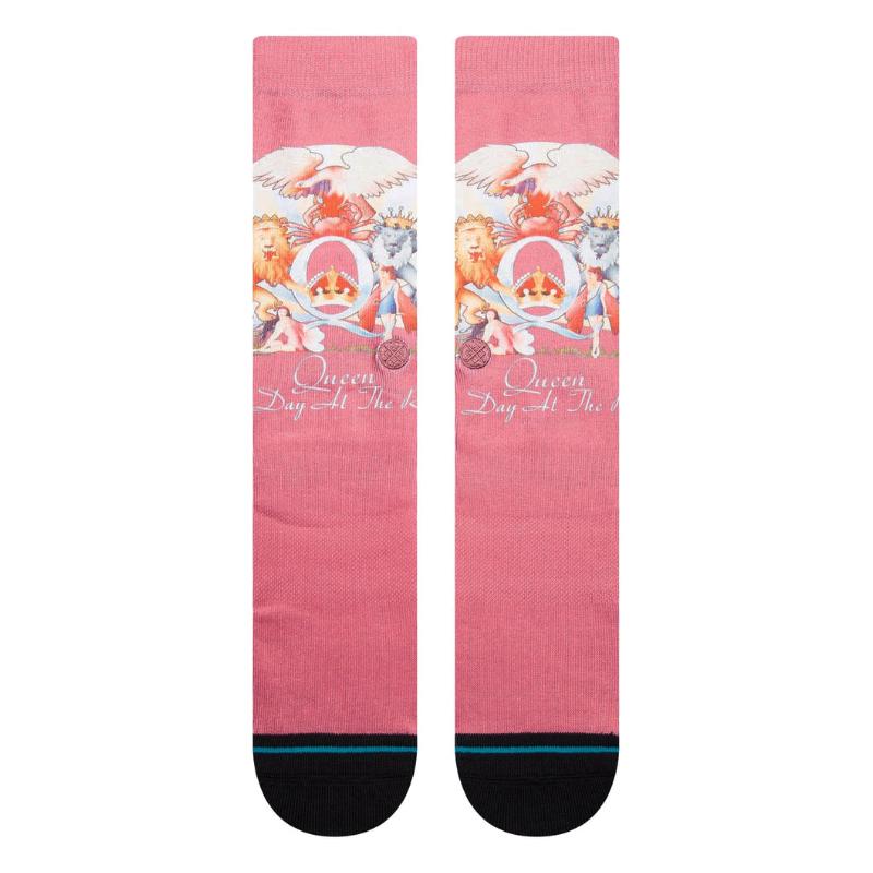 STANCE スタンス ソックス 靴下 メンズ ブランド STANCE SOCKS RACES - Dusty Rose QUEEN クイーン｜maniac｜02