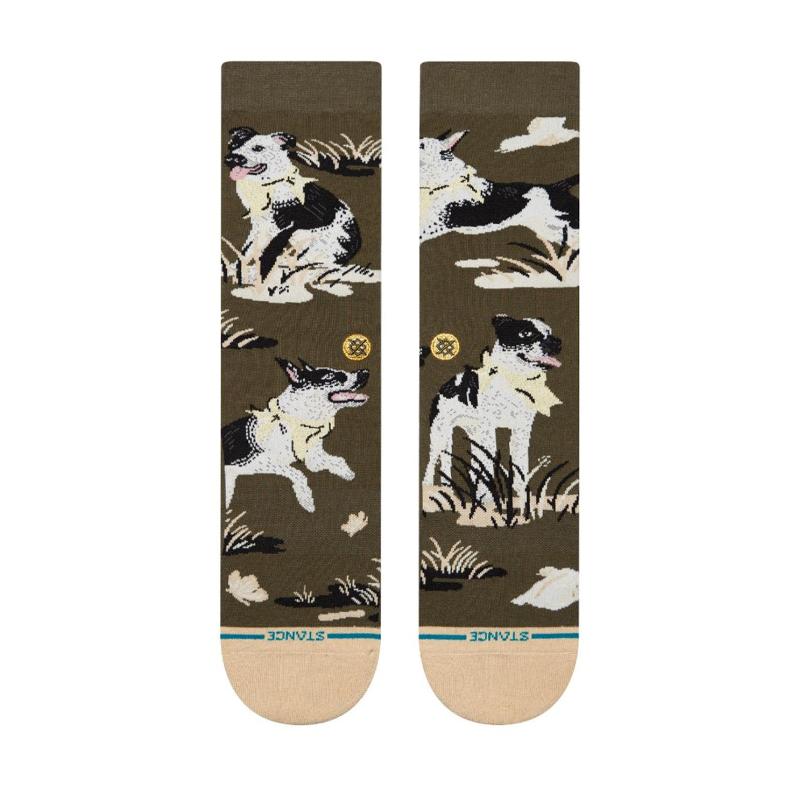 STANCE スタンス ソックス 靴下 メンズ ブランド STANCE SOCKS ISHOD CREW - DARK GREEN イショッドウェア | STANCE | 01