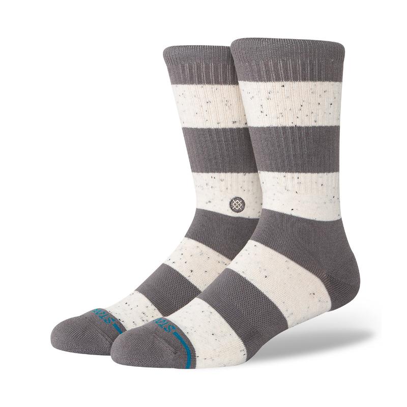 STANCE スタンス ソックス 靴下 メンズ ブランド STANCE SOCKS NEP STRIPE CREW - GREY | STANCE | 03
