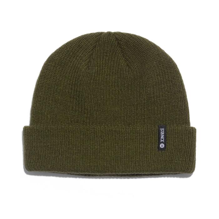 STANCE スタンス ソックス ビーニー ニット帽 ニットキャップ STANCE SOCKS ICON 2 BEANIE - OLIVE アイコン2 オリーブ カーキ 帽子｜maniac｜02