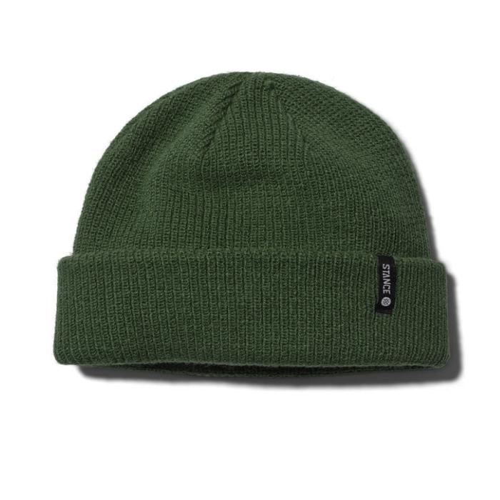 STANCE スタンス ソックス ビーニー ニット帽 ニットキャップ STANCE SOCKS ICON 2 BEANIE SHALLOW - DARK GREEN アイコン2 シャロー ダークグリーン｜maniac｜02