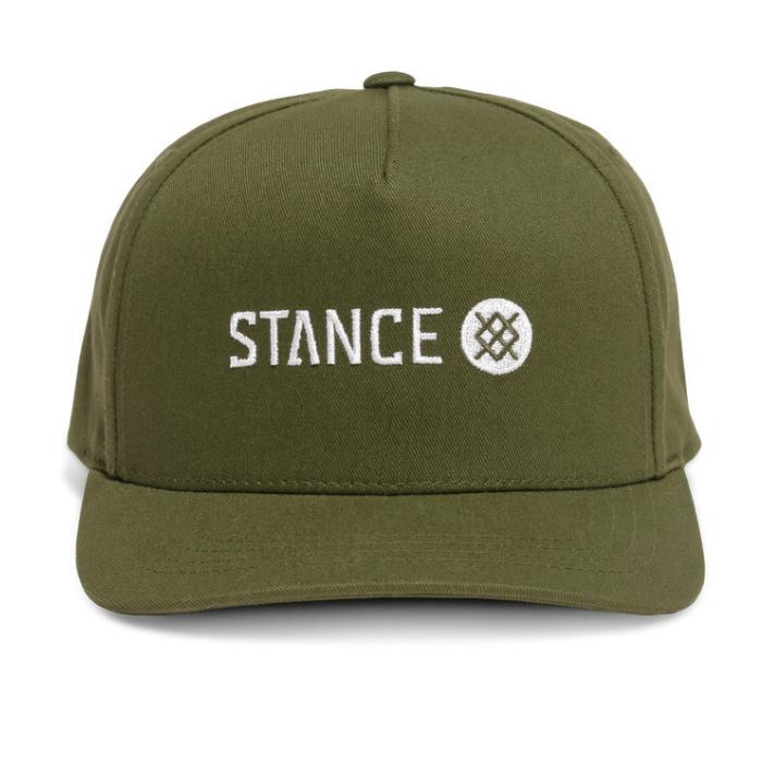 STANCE スタンス ソックス 帽子 キャップ STANCE SOCKS ICON SNAPBACK HAT - MILITARY GREEN アイコン スナップバック ハット ミリタリーグリーン｜maniac｜02