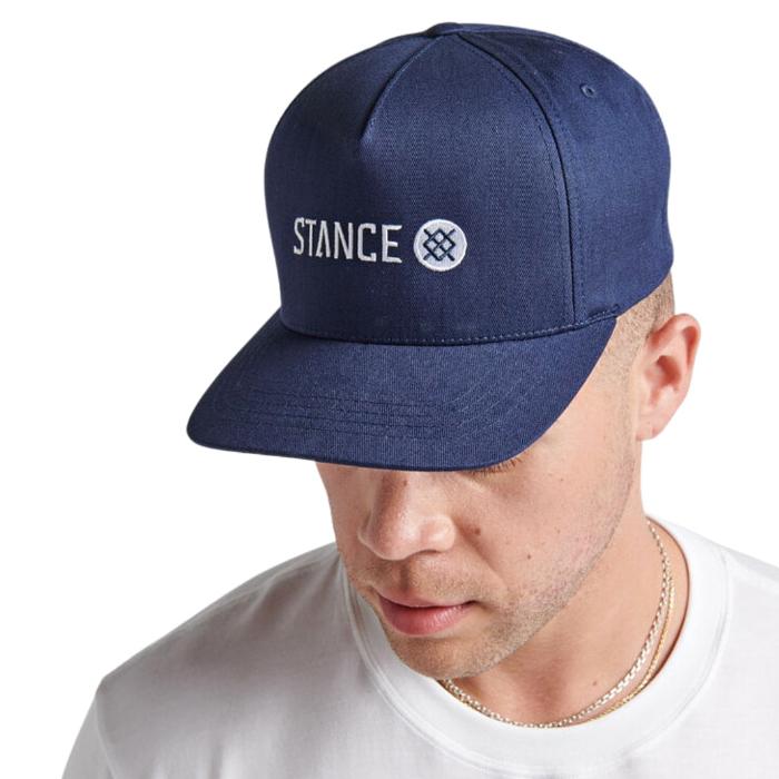 STANCE スタンス ソックス 帽子 キャップ STANCE SOCKS ICON SNAPBACK HAT - NAVY アイコン スナップバック ハット ネイビー｜maniac｜06