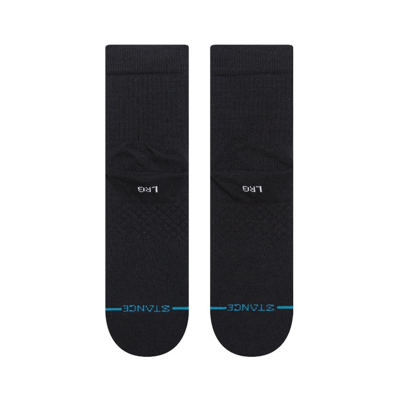 STANCE スタンス クオーターソックス 靴下 メンズ ブランド STANCE SOCKS ICON QUARTER - Black｜maniac｜03