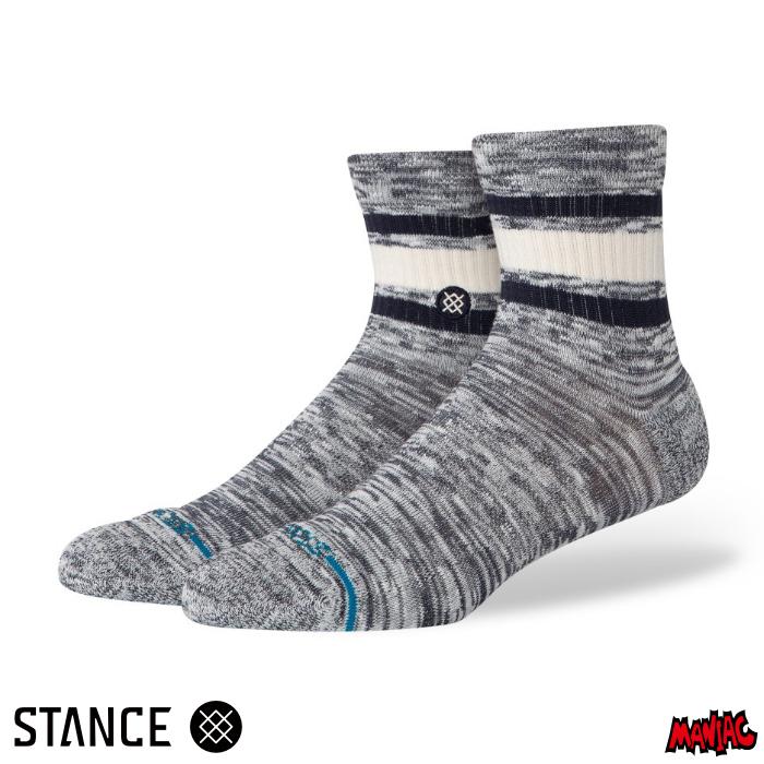 STANCE スタンス クオーターソックス 靴下 メンズ ブランド STANCE SOCKS SLUB BOYD QTR - BLUE スケーターソックス | STANCE