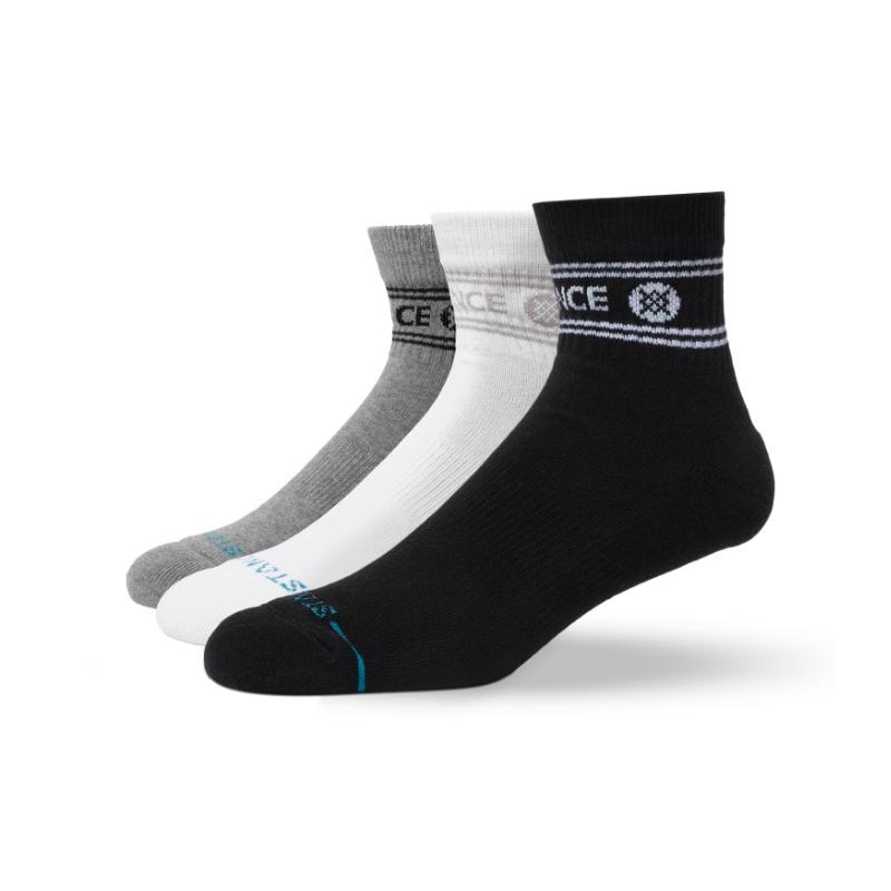 STANCE スタンス クオーターソックス 靴下 メンズ ブランド STANCE SOCKS VITAL QUARTER 3 PACK - MULTI ３足セット スケーターソックス | STANCE | 01