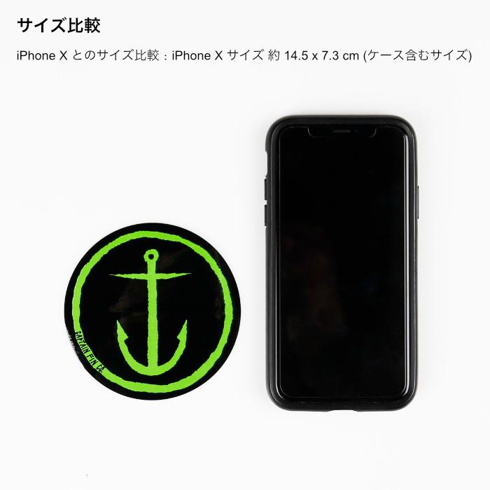 サーフブランド ステッカー CAPTAIN FIN CO. キャプテンフィン ORIGNAL ANCHOR UV STICKER - Lサイズ 90mm オリジナルアンカー アンカーロゴマーク｜maniac｜03