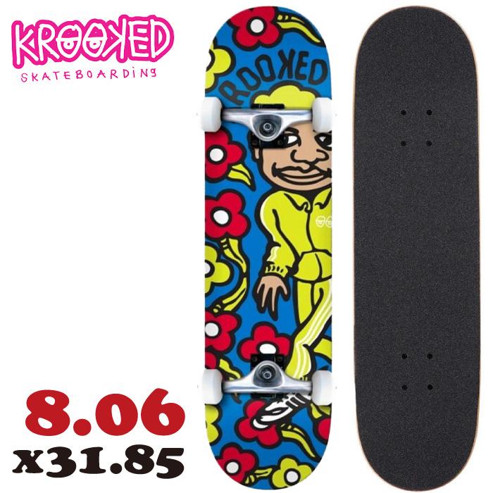 スケートボード KROOKED クルキッド スケボー コンプリート SWEATPANTS