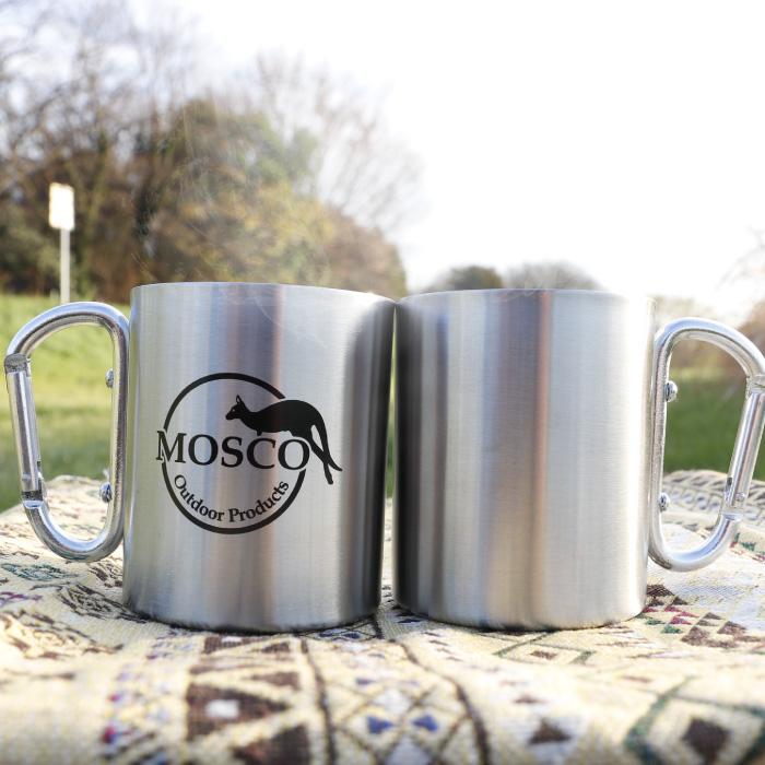 MOSCO マグカップ ステンレスマグ カラビナ 容量 250ml キャンプ