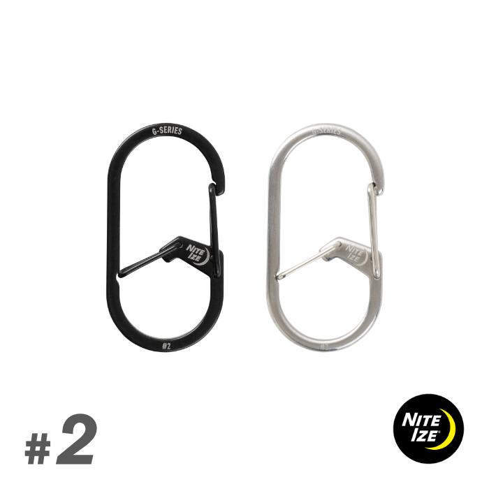 正規品】SS LINK TWIST CARABINER シルバーメタルカラビナ