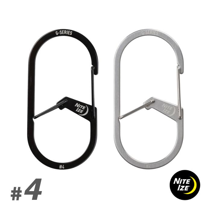 NITEIZE 激安 チープ 激安特価 送料無料 ナイトアイズ Gカラビナー G-SERIES CARABINER DUAL CHAMBER ＃４