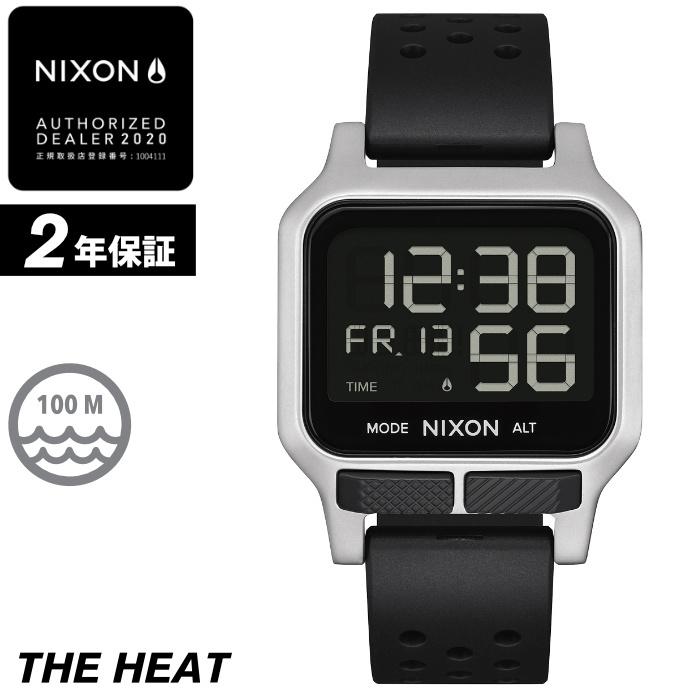 NIXON ニクソン 腕時計 THE HEAT - Silver - A1320-130 ヒート シルバー デジタル時計 100M/10気圧防水 メンズ｜maniac