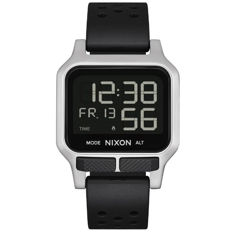 NIXON ニクソン 腕時計 THE HEAT - Silver - A1320-130 ヒート シルバー デジタル時計 100M/10気圧防水 メンズ