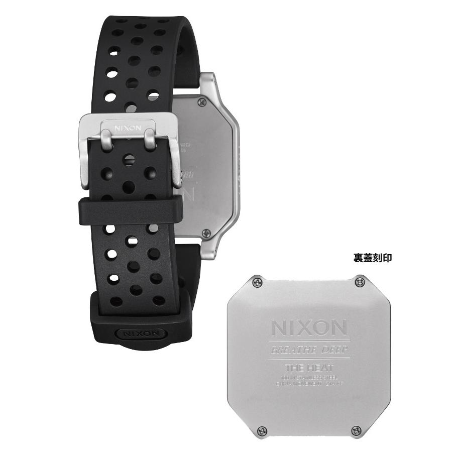 NIXON ニクソン 腕時計 THE HEAT - Silver - A1320-130 ヒート シルバー デジタル時計 100M/10気圧防水 メンズ