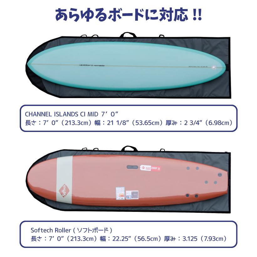 送料無料 サーフボードケース ファンボード用 7'0 グレー NOGES（ノージス） サーフボードケース ファンボード用 ハードケース