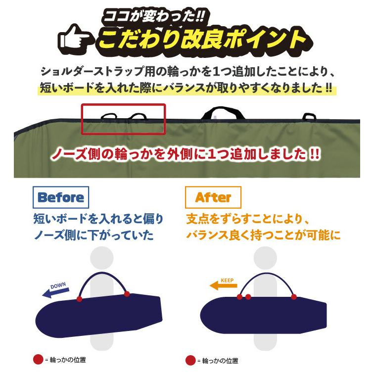 NOGES（ノージス） サーフボードケース ファンボード用 ハードケース
