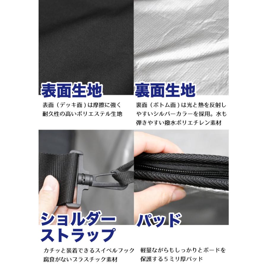 NOGES（ノージス） [錆にくい・フルジップ] サーフボードケース ロング