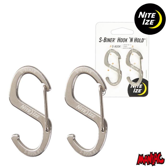 NITE IZE（ナイトアイズ） NI59284 HOOK N HOLD S 2PACK フック
