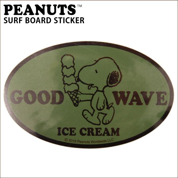 PEANUTS ピーナッツ SURFBOARD STICKER SNP-0058 サーフボードステッカー スヌーピー SNOOPY シール ステッカー