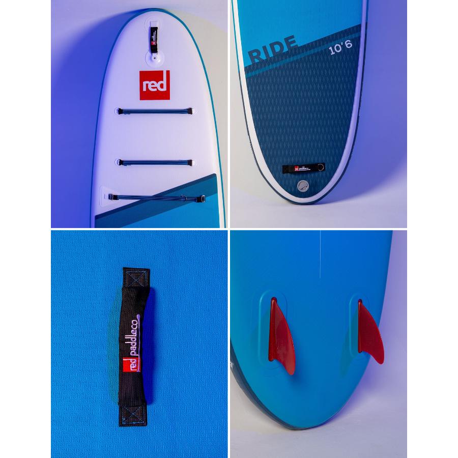 即日出荷 SUP インフレータブル サップボード サップパドル付き RED