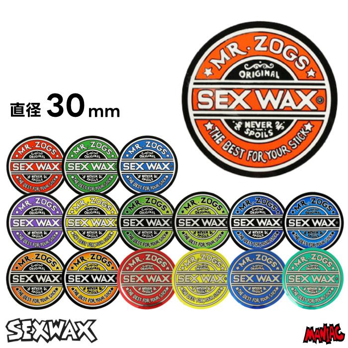 SEXWAX（セックスワックス） ステッカー CIRCLE 30mm シールタイプ