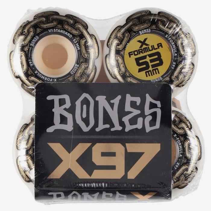 スケボー ボーンズ ウィール BONES WHEEL STANDARD X-FORMULA GOLD CHAIN 53mm V1 97A｜maniac｜05