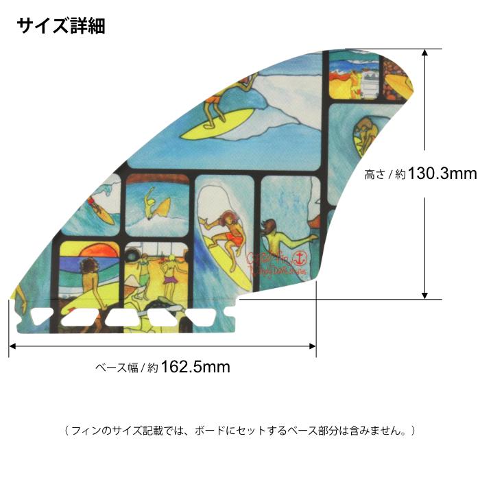 キャプテンフィン ANDY DAVIS KEEL Captain Andy Davis Twin Keel FG (Futures Compatible) - USEDSURF