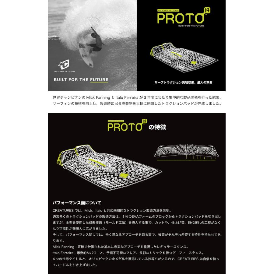 クリエチャー　PROTO ミック＆イタロが3年かけて開発。よりグリップ力に優れ、環境に