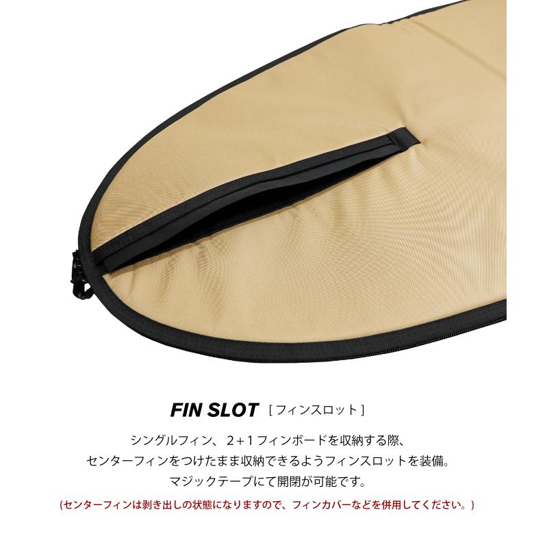 サーフボード ハードケース DEFLOW デフロウ デフロー ７.６ ミッドレングス用 DAILY BOARDBAG MID ７’６” ミッド | FCS | 04