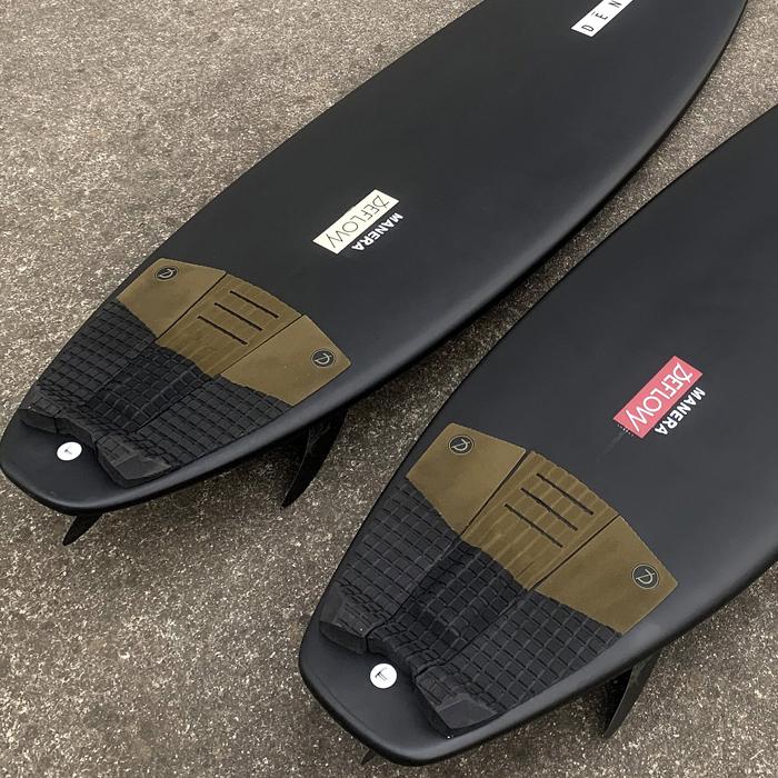 DEFLOW デッキパッド ブラック 4 PIECE PAD デフロウ デッキパッド BLACK TRACTION PAD