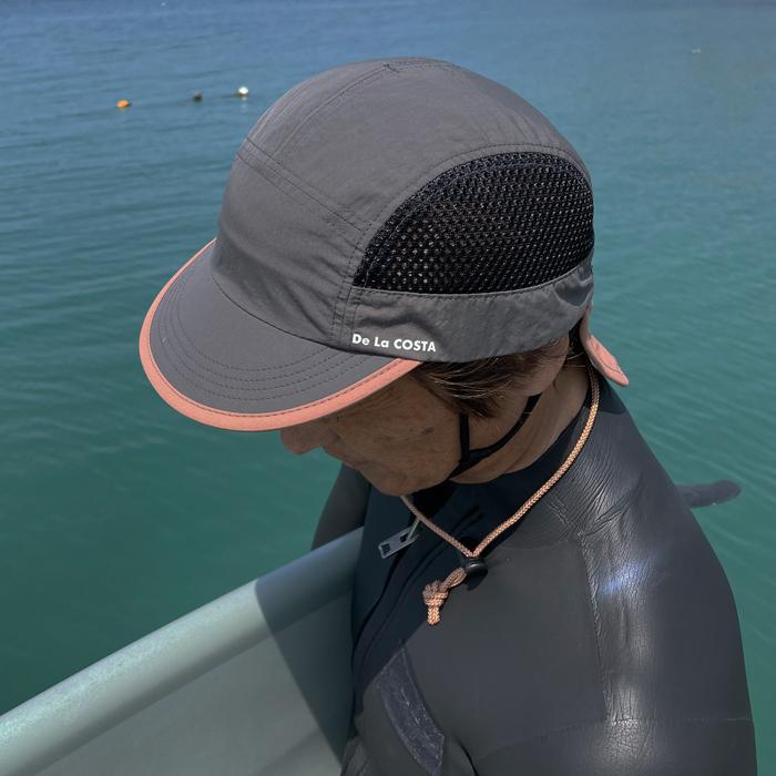 サーフハット ビーチハット メンズ レディース De La COSTA デラコスタ 5P SURF CAP サーフキャップ５パネル マリンハット アウトドア｜maniac｜09