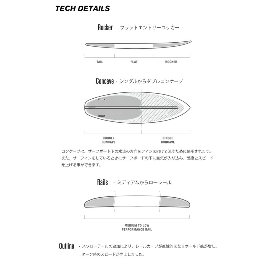 予約販売 DHD サーフボード PHOENIX EPS SWALLOW TAIL フェニックス スワローテール ５’４” ５’５” ５’６” ５’７” ５’８” ５’９” ５’１０”｜maniac｜05