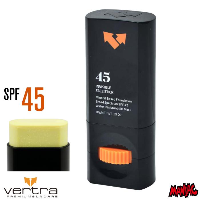 vertra バートラ 日焼け止め Face Stick フェイススティック SPF45+ PA++++ クリア