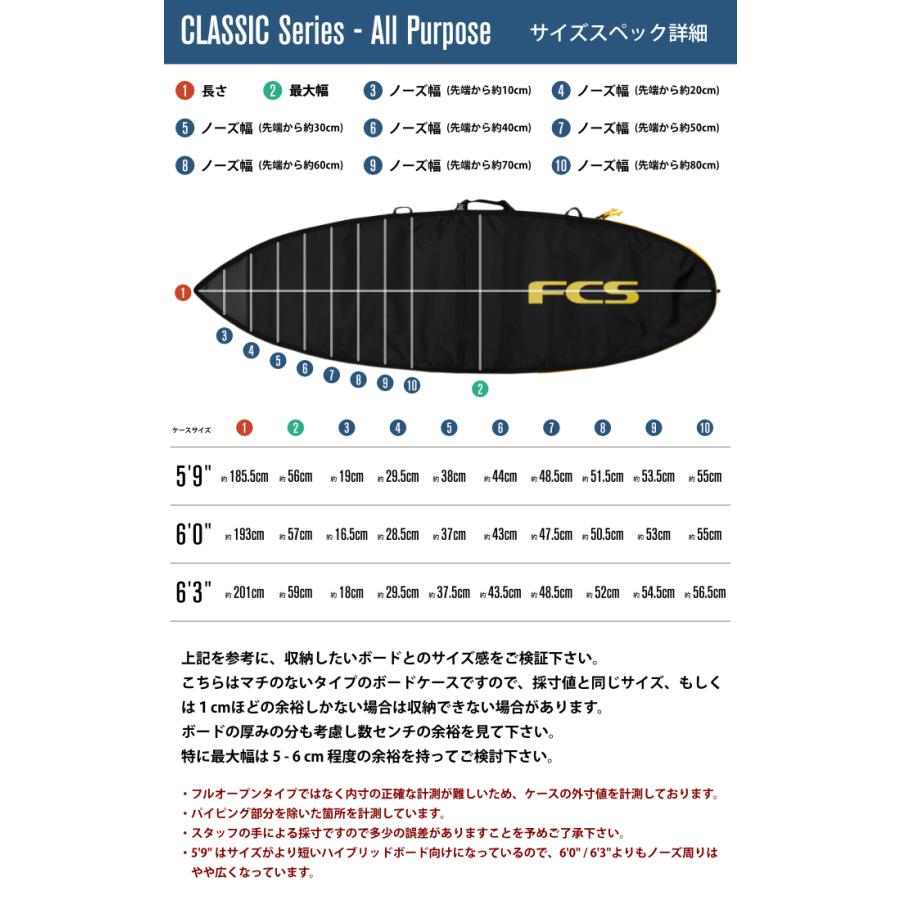 FCS サーフボード ハードケース エフシーエス 6.0 ショート