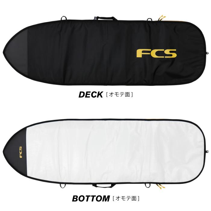 サーフボード ハードケース FCS エフシーエス ５.９ フィッシュボード用 クラシック ファンボード CLASSIC Fun Board ５’９” BLACK/MANGO ブラック/オレンジ｜maniac｜02