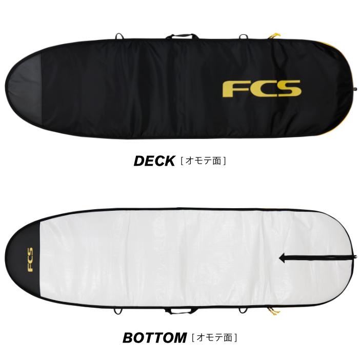 サーフボード ハードケース FCS エフシーエス ８.６ ファンボード用 クラシック CLASSIC Fun Board ８’６” BLACK/MANGO ブラック/オレンジ｜maniac｜02