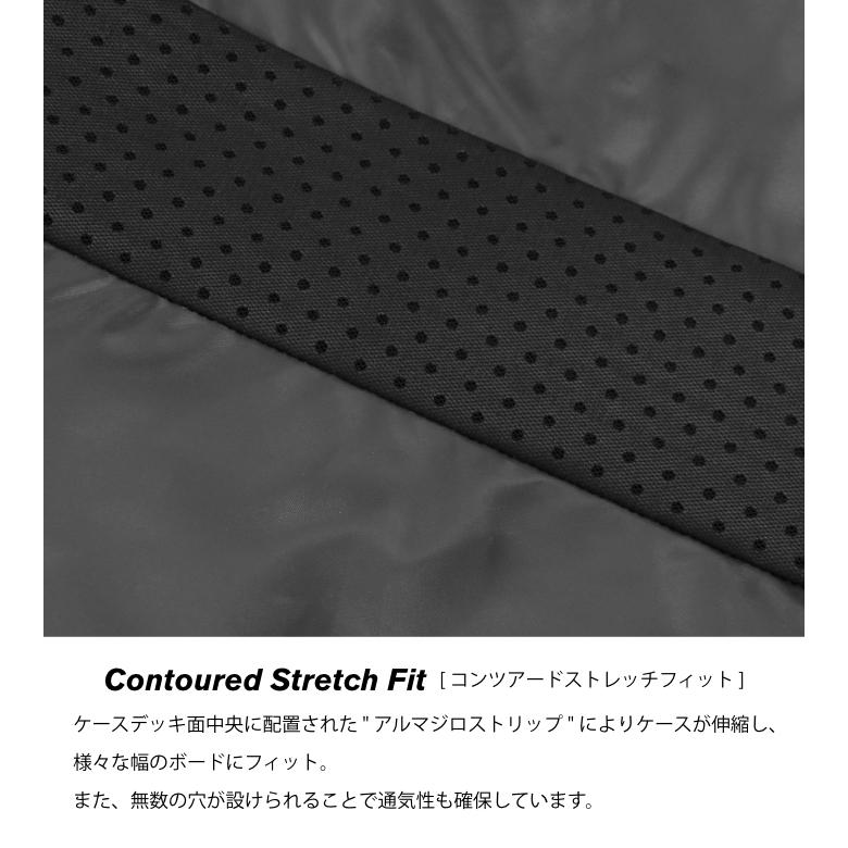 FCS サーフボード ハードケース エフシーエス 7.6 ミッド