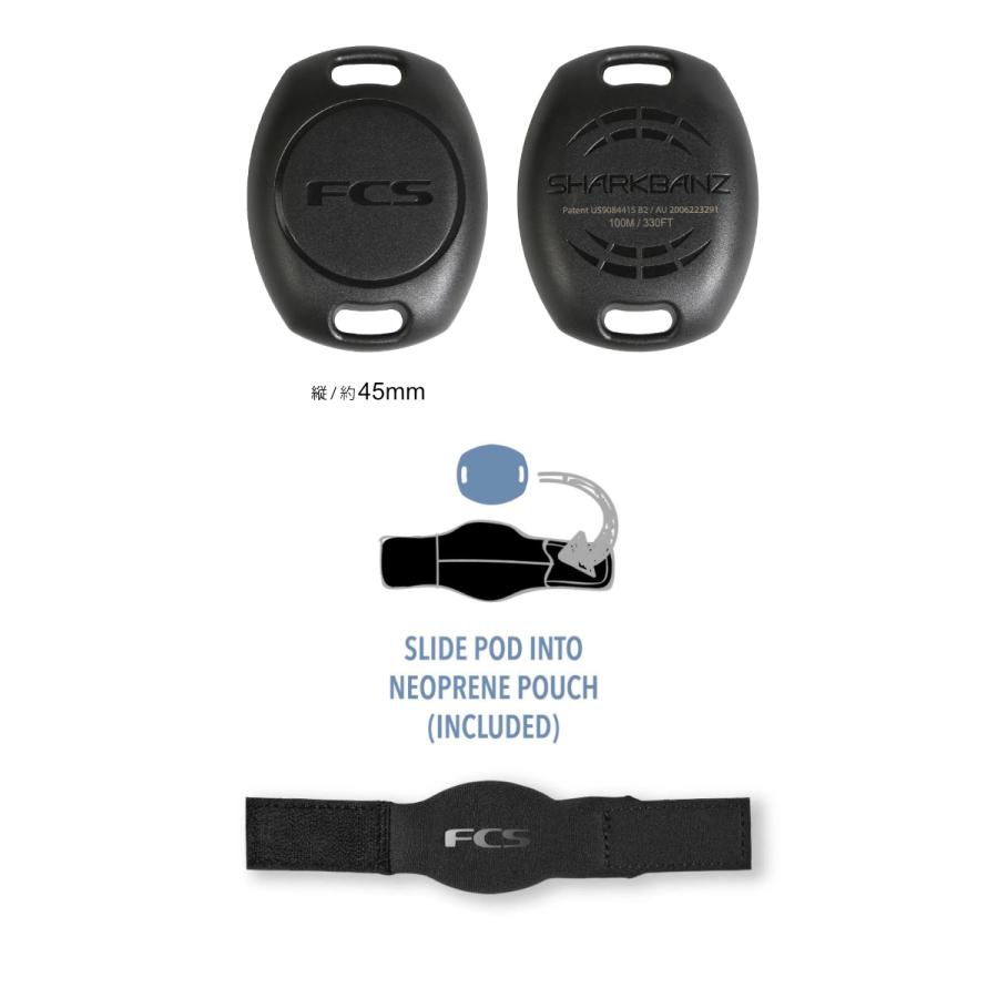 FCS サメ避けバンド サメ対策 POD x SHARKBANZ シャークバンズ FCS サメ避けバンド サメ対策 POD x SHARKBANZ シャークバンズ