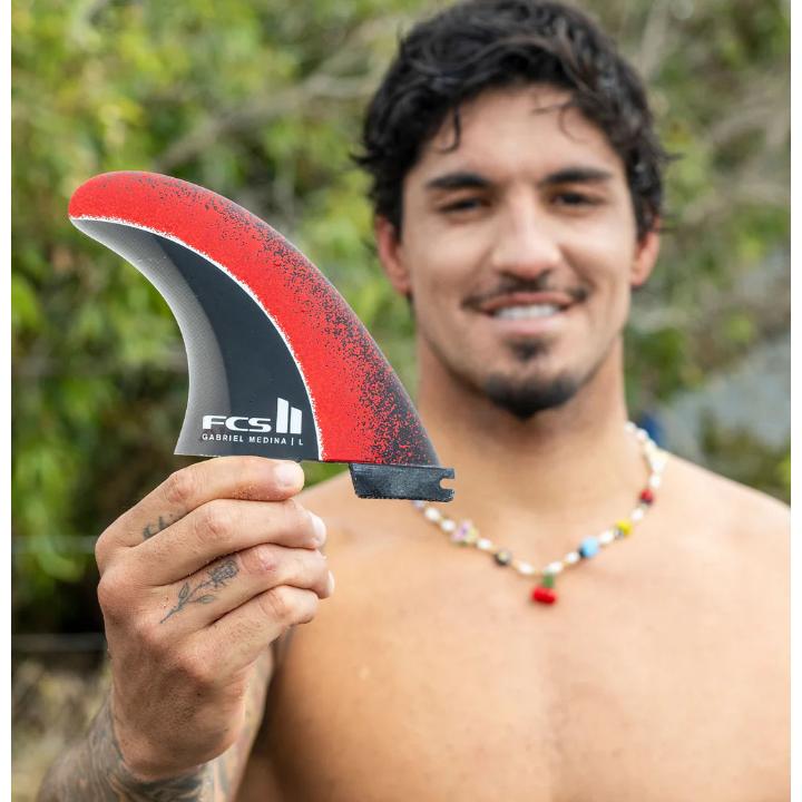 FCS2 FCS fin フィン Lサイズ GM ガブリエル メディーナ 赤 FCS2 FCS fin フィン Lサイズ GM ガブリエル メディーナ 赤 FCS2