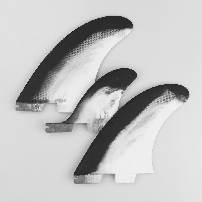 【新品】FCS2 MR PC ツインスタビ　白黒マーブル FCS FCS2 FIN フィン ツインスタビ 2＋1 マークリチャーズ MR (MARK
